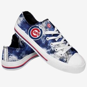 Chicago Cubs Womens Low Top Tie-Dye Canvas Shoe Size 8.